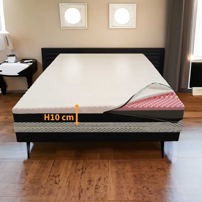 Topper memory alto 10 Cm