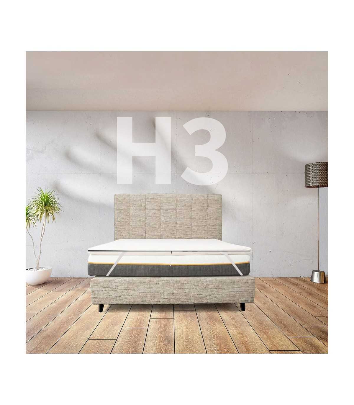 Topper 3 cm Memory sfoderabile