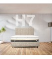 Topper Memory alto 7 cm sfoderabile, Topper morbido con tessuto anallergico lavabile - MOD. Cupid H7