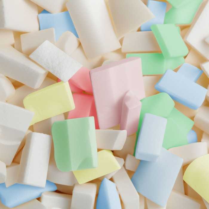 Particolare di Imbottitura per cuscini e poltrone