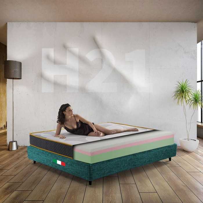 Materasso memory foam multistrato