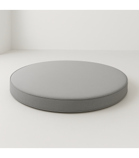 Materasso rotondo alto 8 cm con tessuto anallergico.