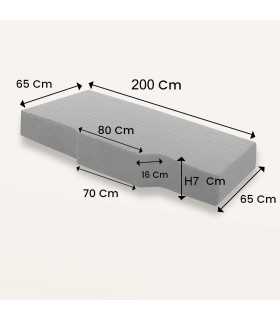 Materasso tagliato su misura per camper