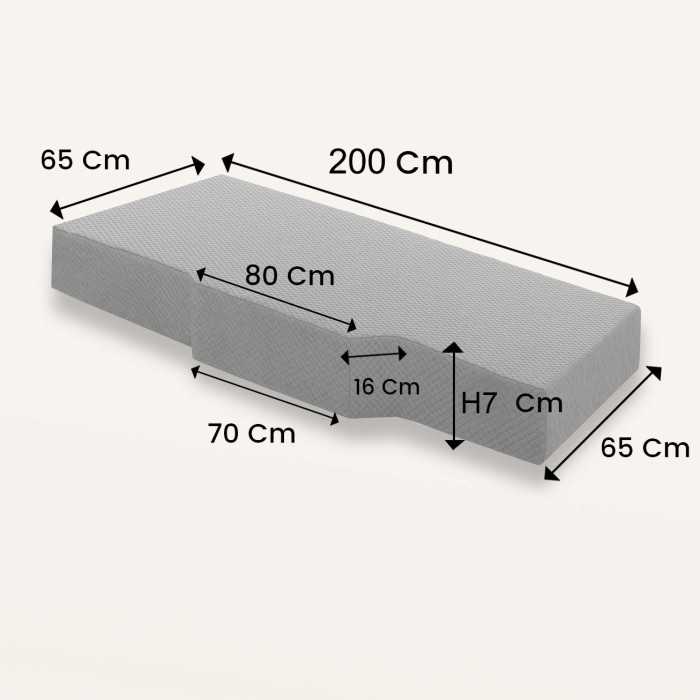 Materasso tagliato su misura per camper