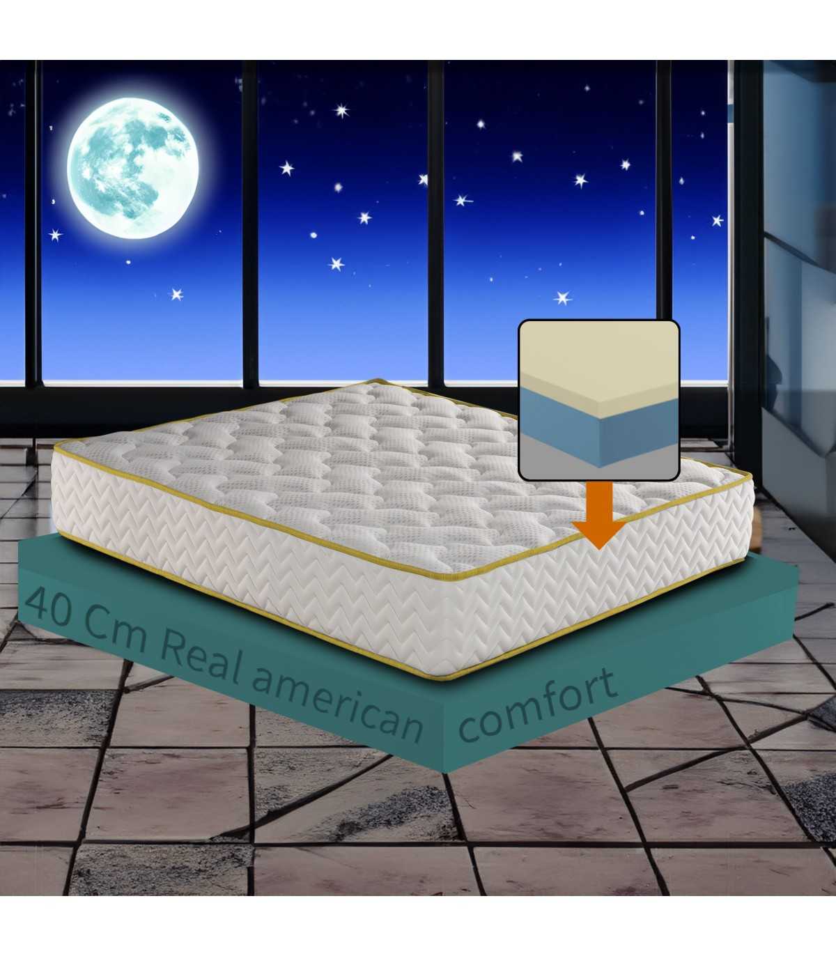 Materasso americano memory alto 40 cm