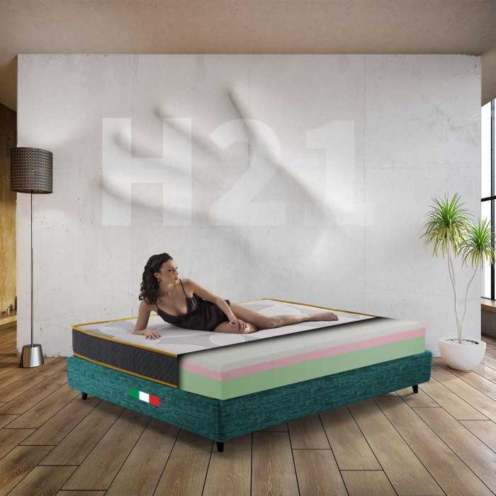 Materasso memory foam multistrato