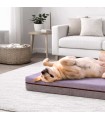 Cuccia per cani taglia grande in schiuma di waterfoam anallergico e tessuto sfoderable. Cuccia grande