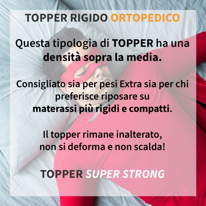 caratteristiche topper rigido