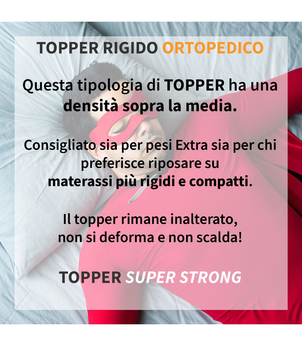 caratteristiche topper rigido
