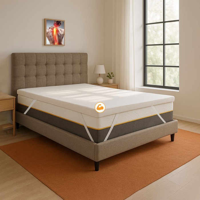 Il miglior Topper matrimoniale o singolo ortopedico rigido