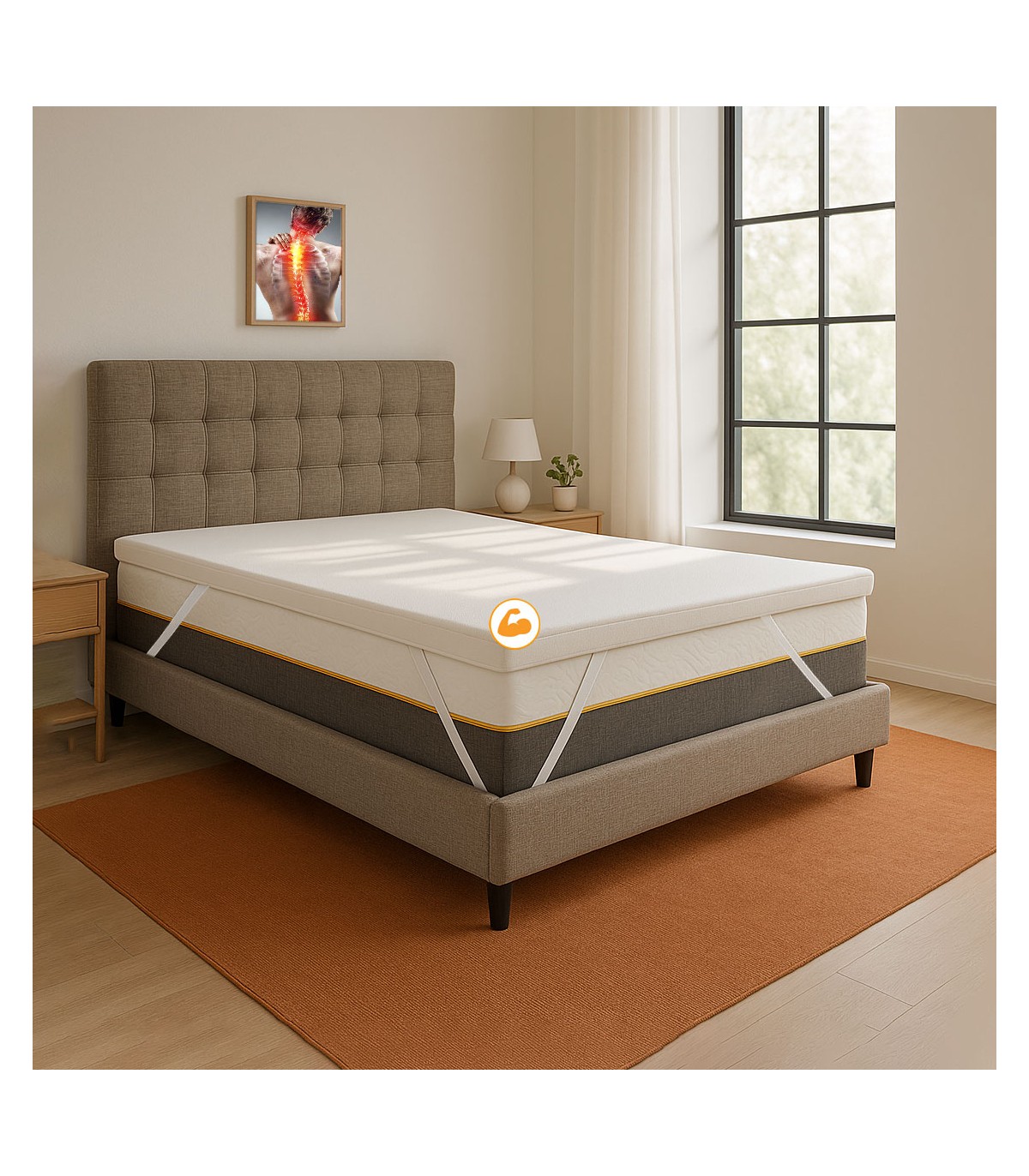 Il miglior Topper matrimoniale o singolo ortopedico rigido