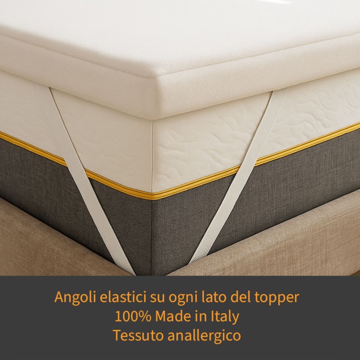 Topper matrimoniale ortopedico rigido correttore H5.5 IN OFFERTA!