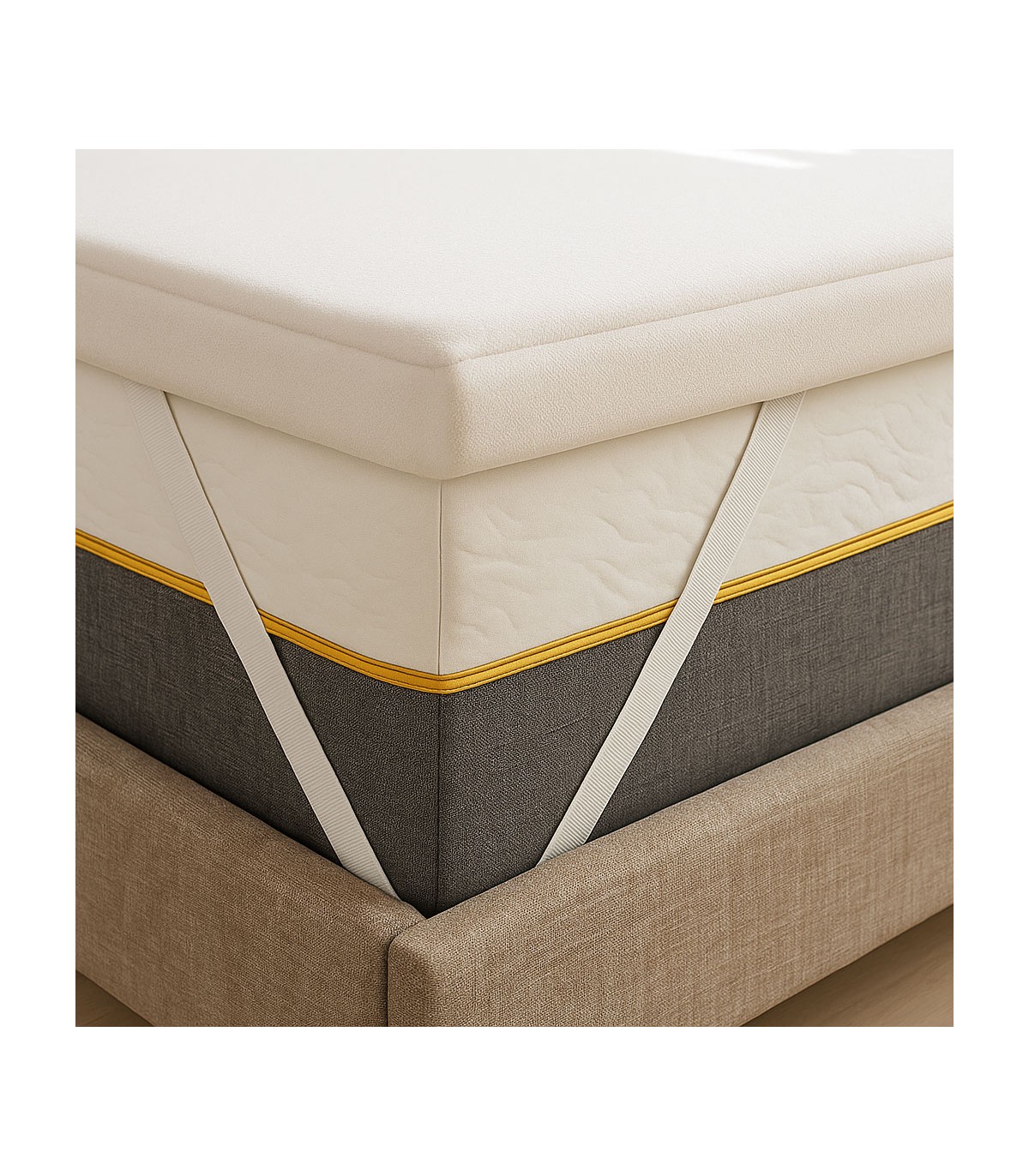 Topper matrimoniale Memory in offerta al miglior prezzo Alto 5.5 cm