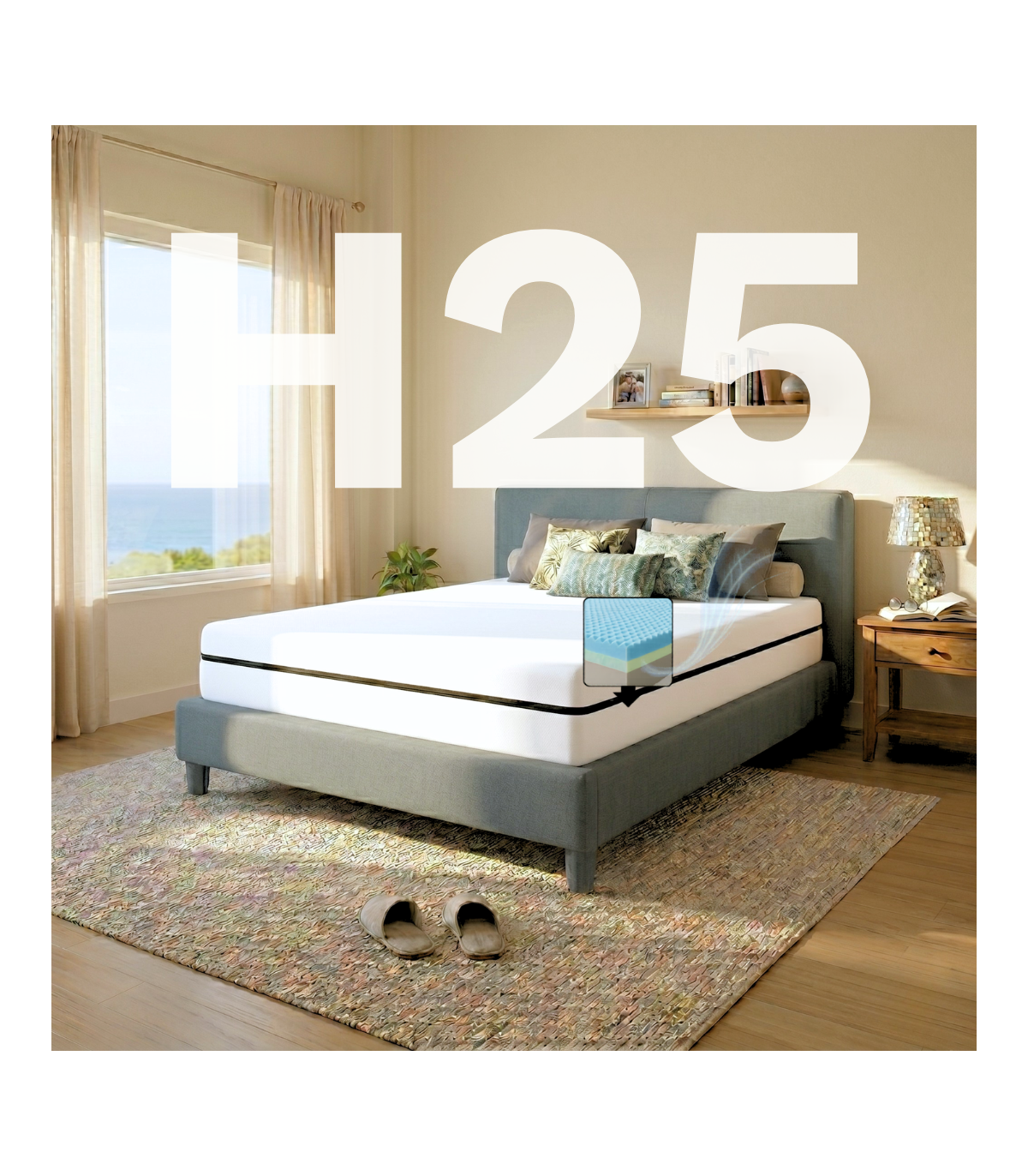 Materasso Memory Foam 25 cm