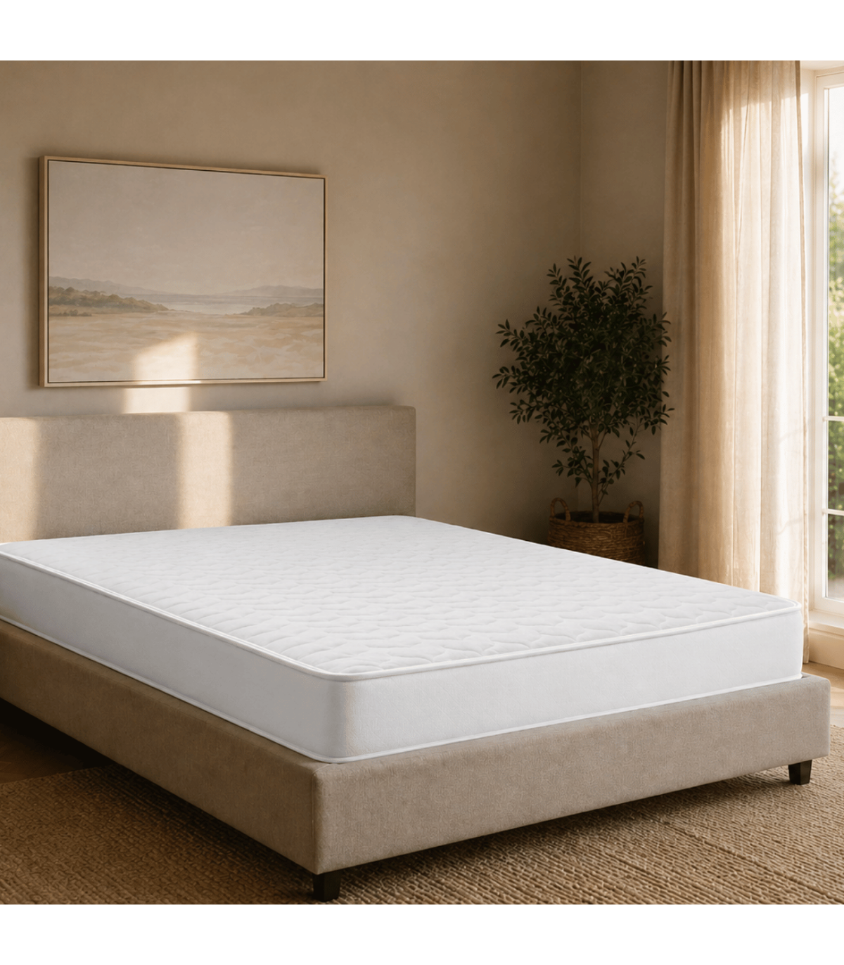 Materasso con Memory foam semirigido alto 20 cm con tessuto a scelta | Non sfoderabile