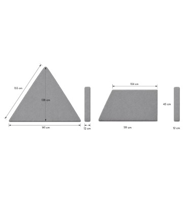 Materasso sagomato per camion, camper e roulotte 12 cm