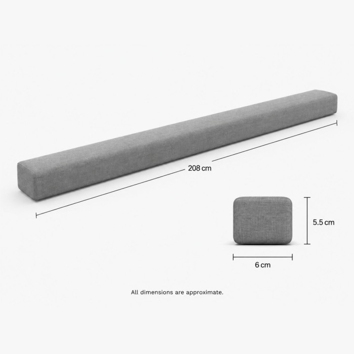 Compensatore sagomato su misura 208 x 6 cm