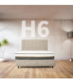 Topper Memory singolo sfoderabile, correttore alto 6 cm con tessuto anallergico lavabile - MOD. Maya CTXD H6