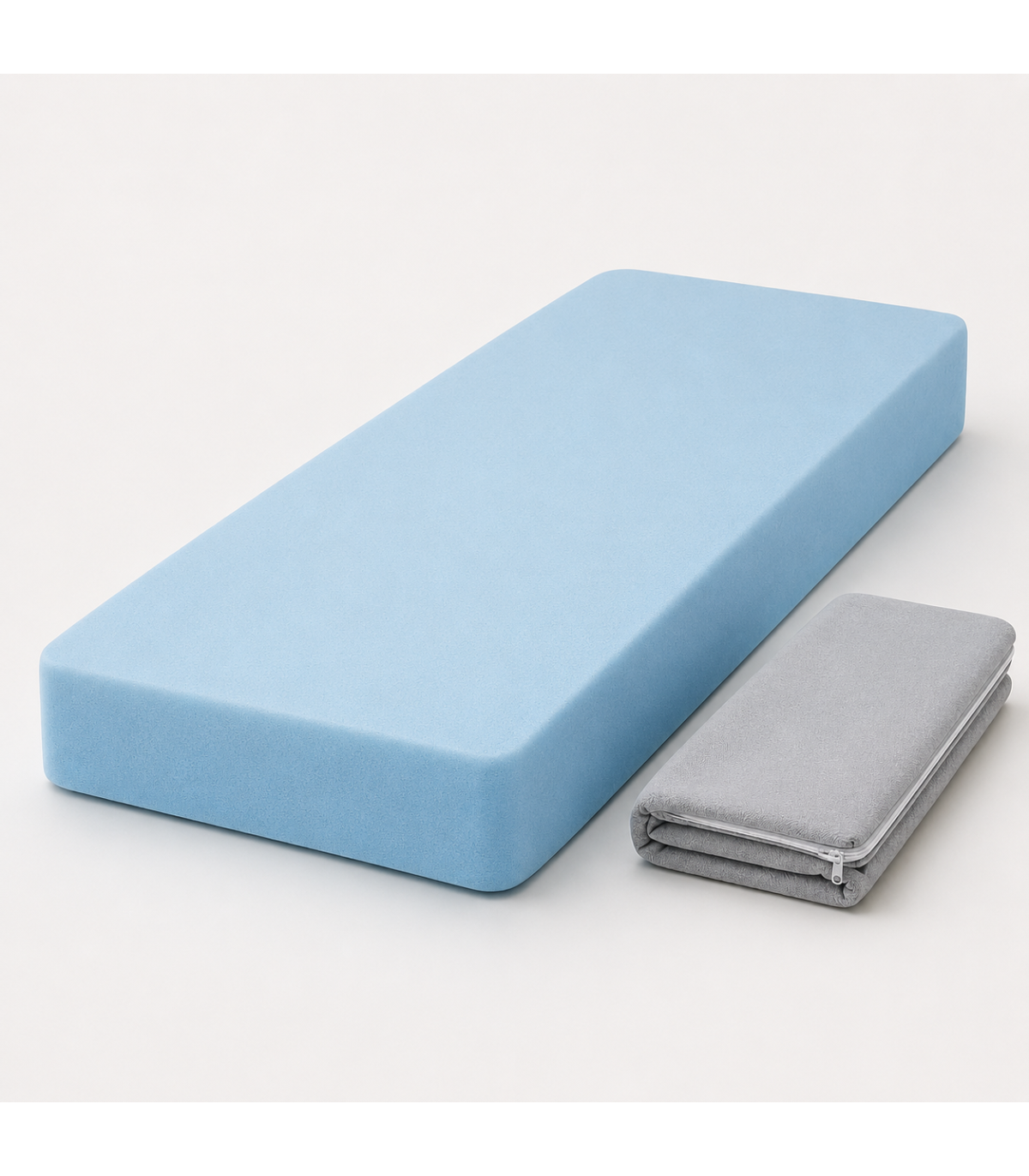 Sagomato su misura
88x208 cm
Altezza 15 cm
Interno in poliuretano D30
Federa anallergica sfoderabile
